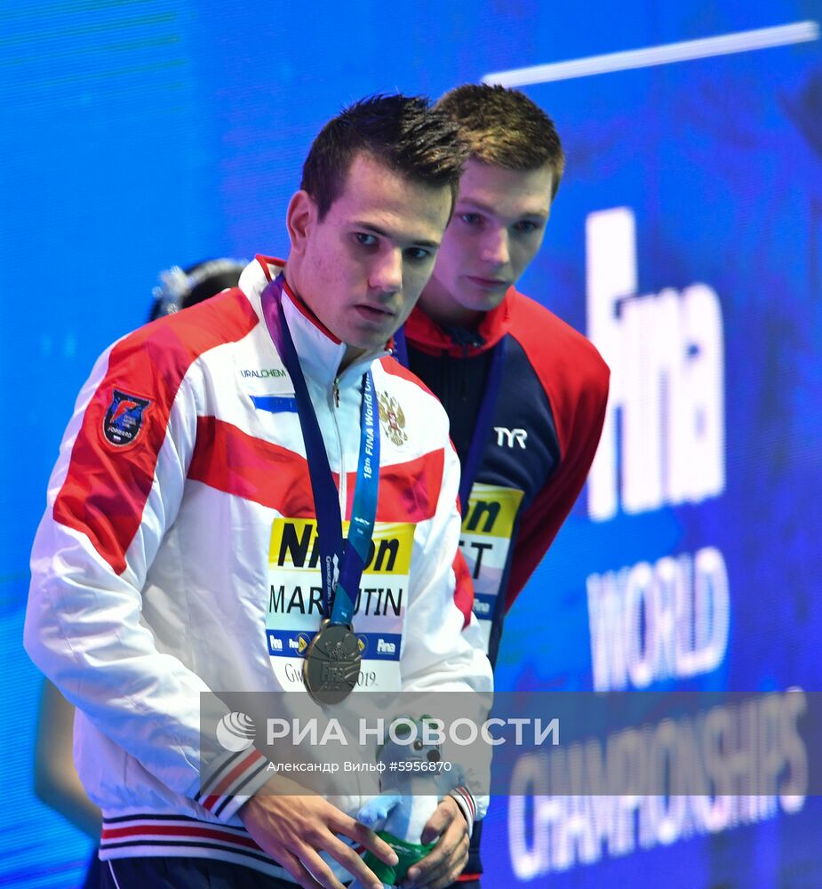 Чемпионат мира FINA 2019. Плавание. Третий день