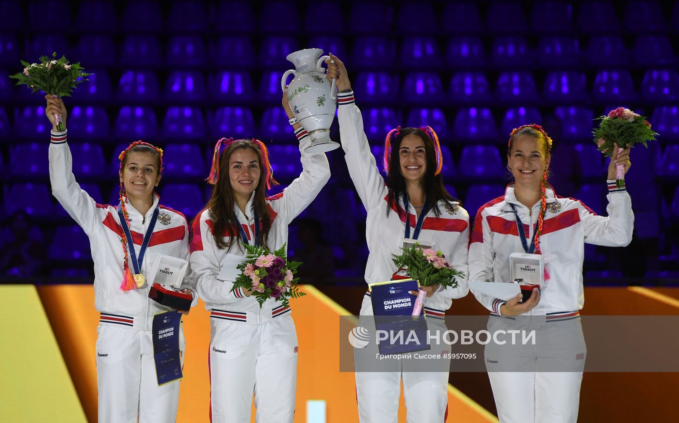 Фехтование. Чемпионат мира. Девятый день