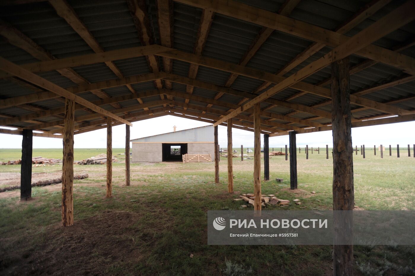 Восстановление чабанских стоянок после пожаров в Забайкалье