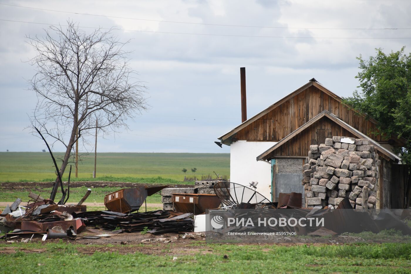 Восстановление чабанских стоянок после пожаров в Забайкалье