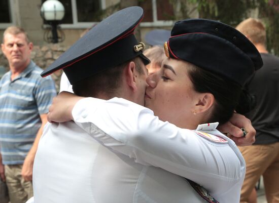 Выпуск лейтенантов полиции в Симферополе