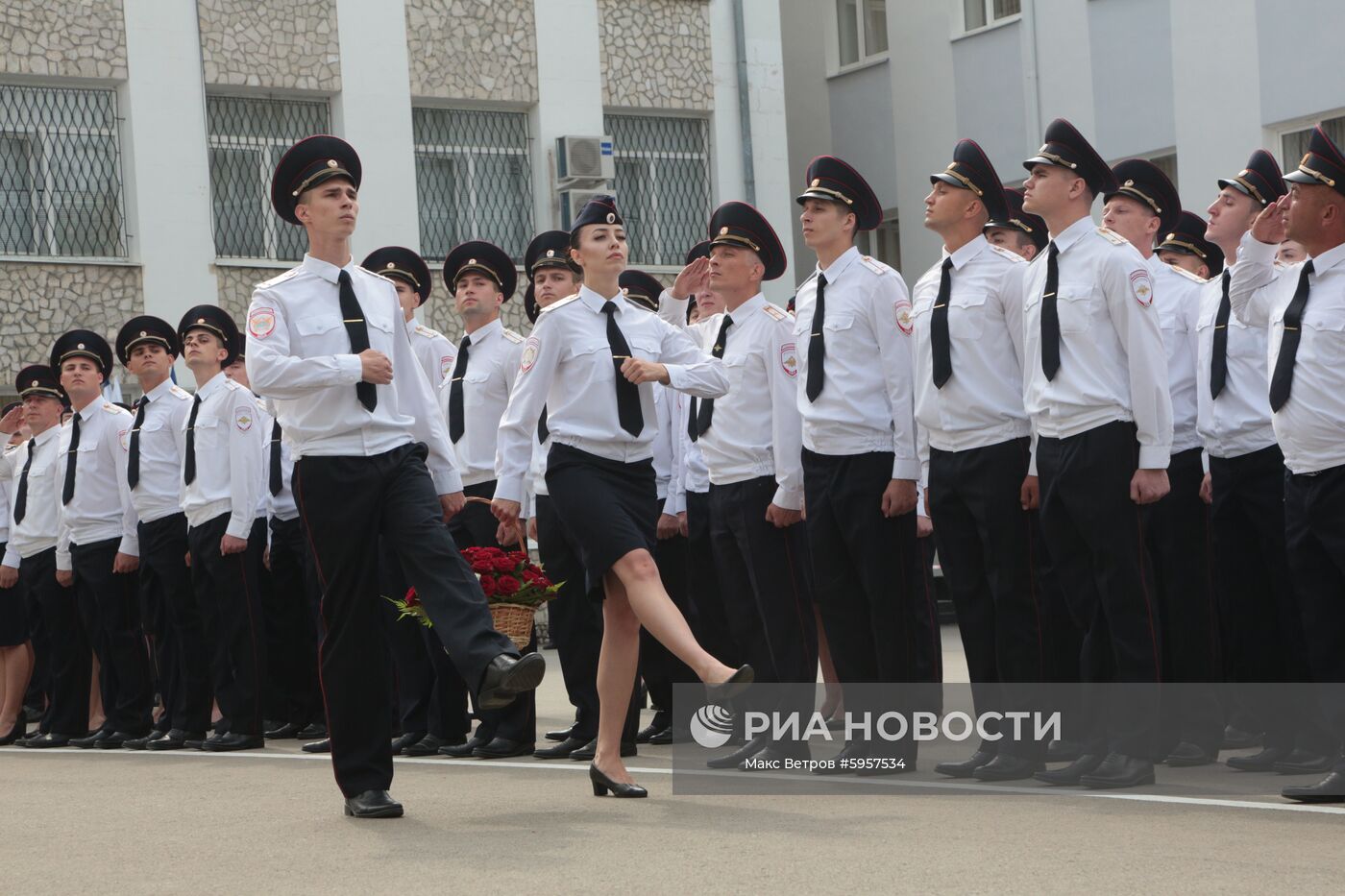 Выпуск лейтенантов полиции в Симферополе