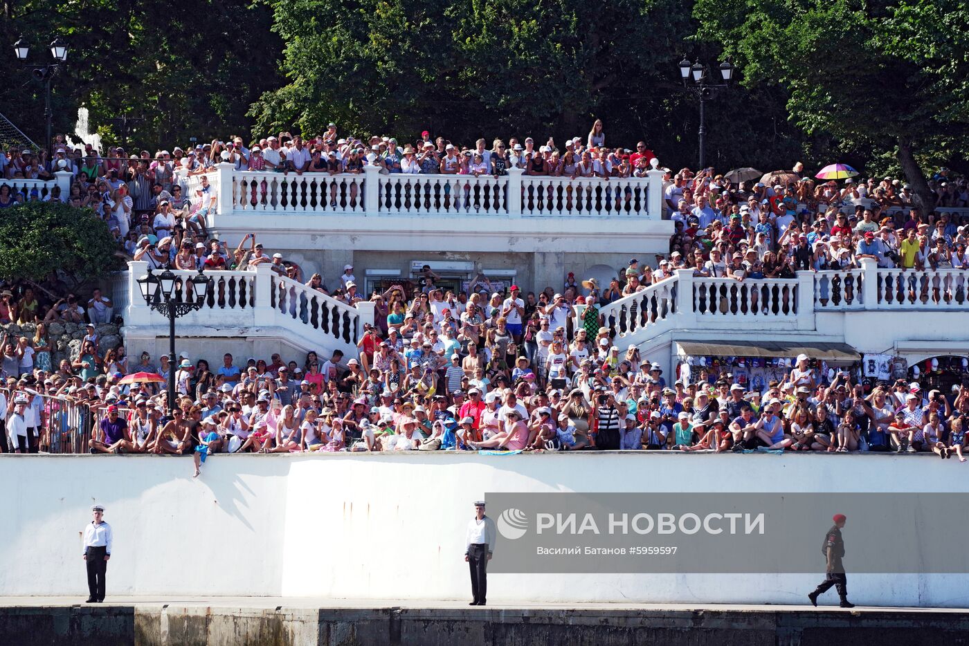 Генеральная репетиция парада ко дню ВМФ в Севастополе