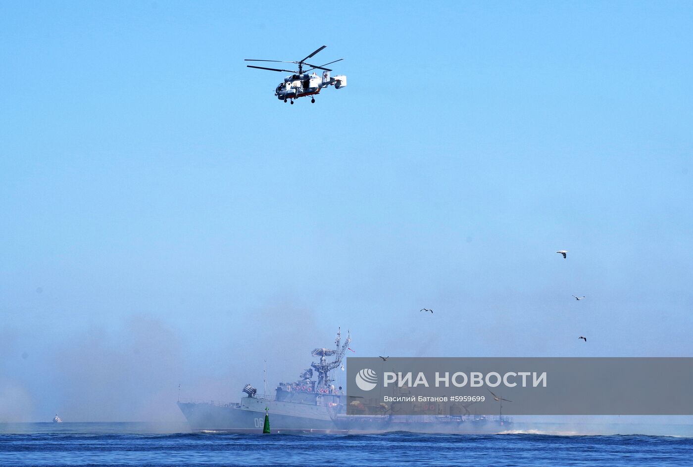 Генеральная репетиция парада ко дню ВМФ в Севастополе