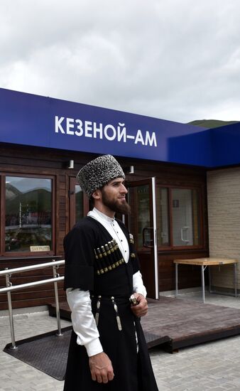 Открытие водного комплекса для занятий вейкбордингом в Чечне