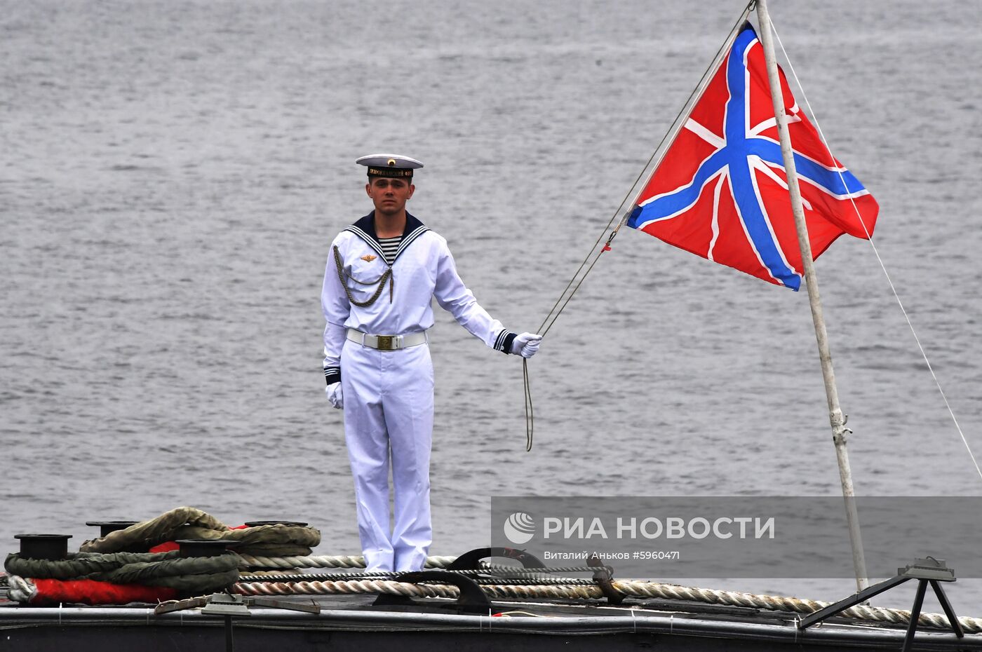 Генеральная репетиция парада ко дню ВМФ во Владивостоке