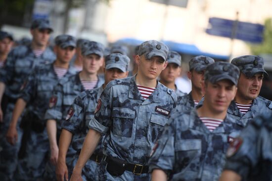 Несанкционированная акция в поддержку кандидатов в депутаты Мосгордумы