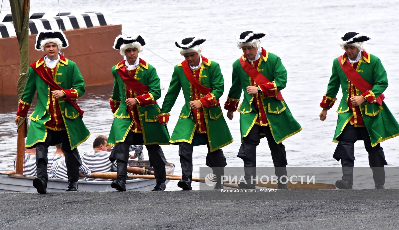 Генеральная репетиция парада ко дню ВМФ во Владивостоке