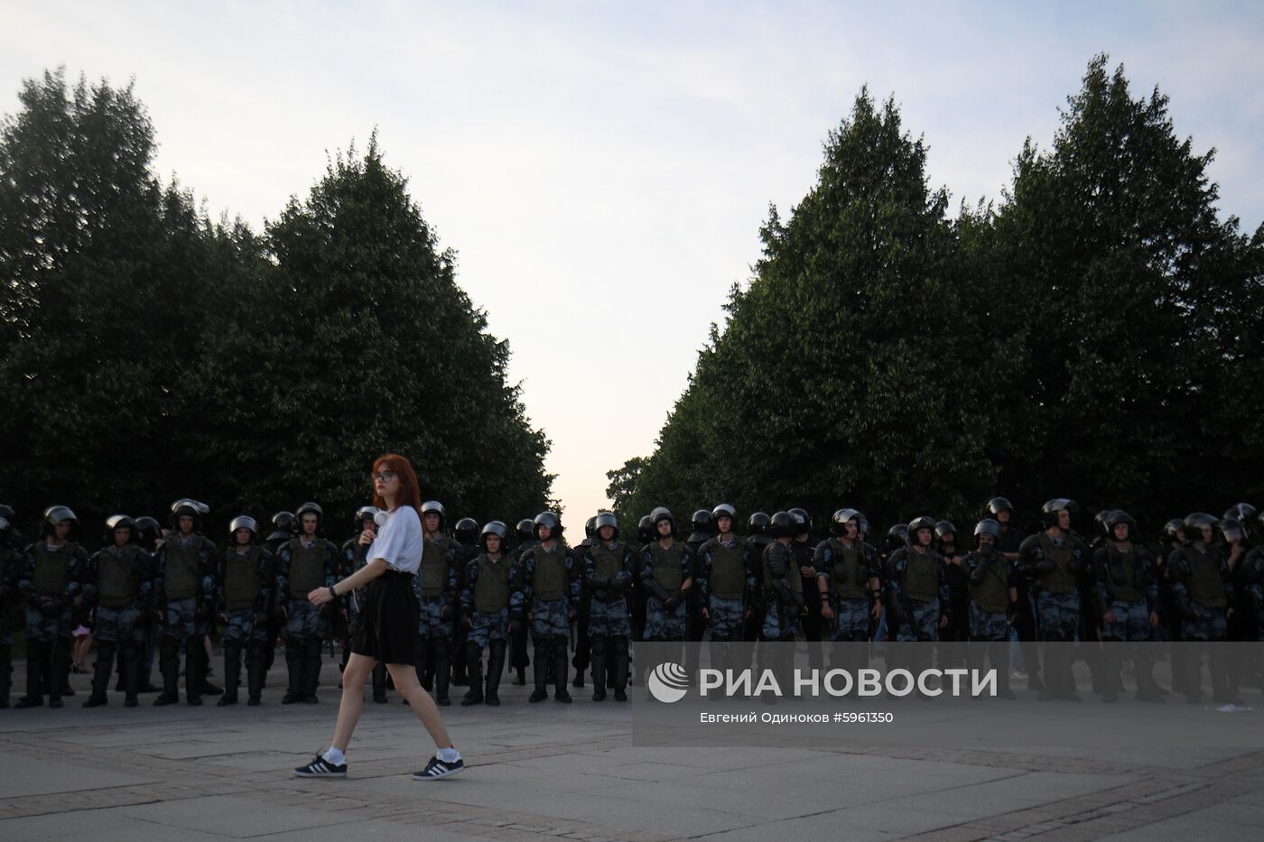 Несанкционированная акция в поддержку кандидатов в депутаты Мосгордумы
