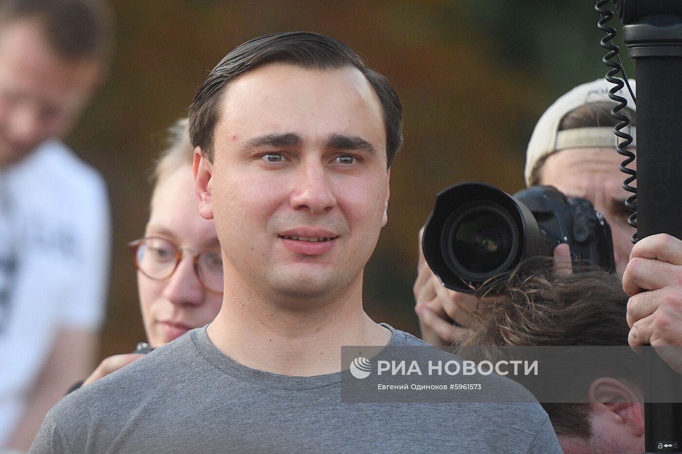 Несанкционированная акция в поддержку кандидатов в депутаты Мосгордумы