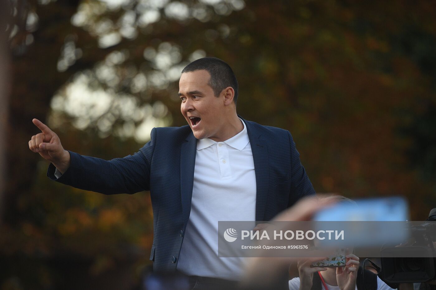 Несанкционированная акция в поддержку кандидатов в депутаты Мосгордумы