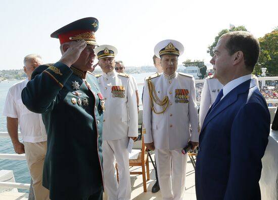 Рабочая поездка премьер-министра РФ Д. Медведева в Севастополь