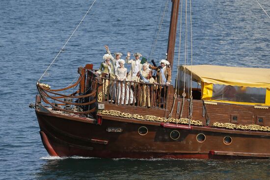 Рабочая поездка премьер-министра РФ Д. Медведева в Севастополь
