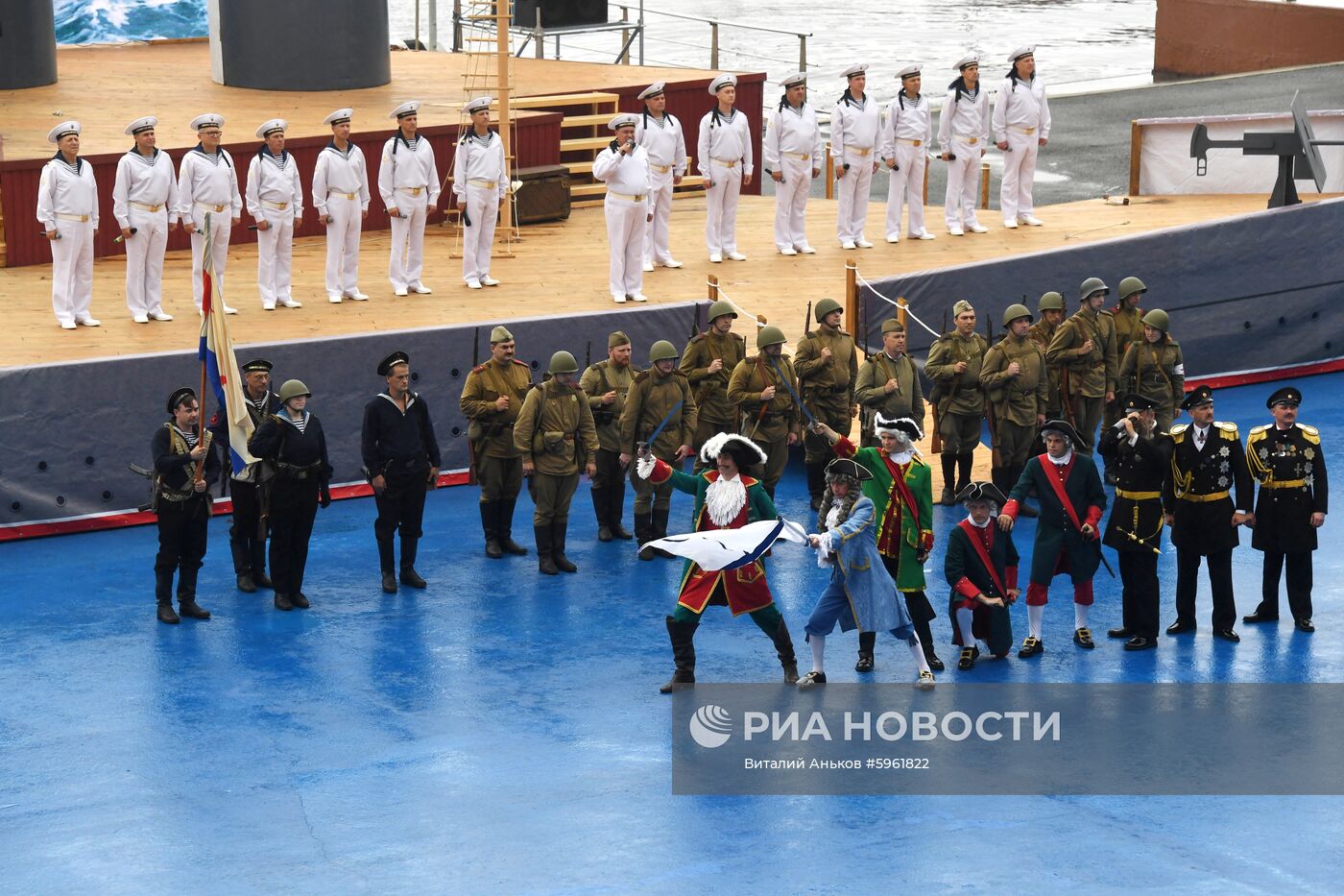 Празднование Дня ВМФ в регионах России