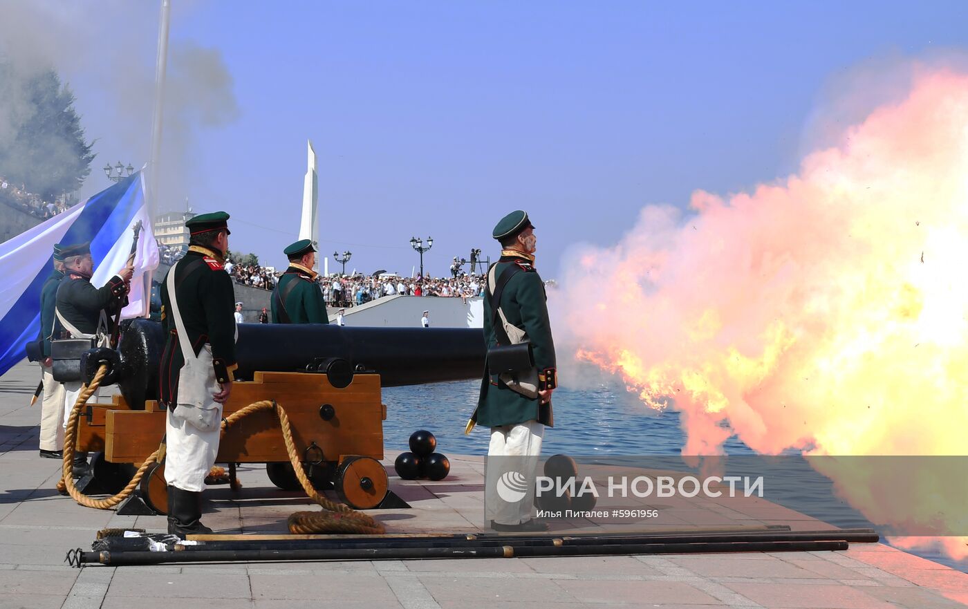 Празднование Дня ВМФ в регионах России