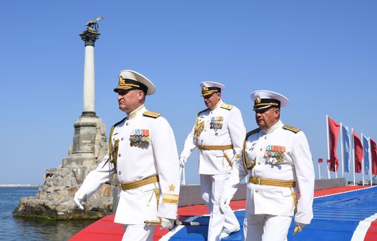 Празднование Дня ВМФ в регионах России
