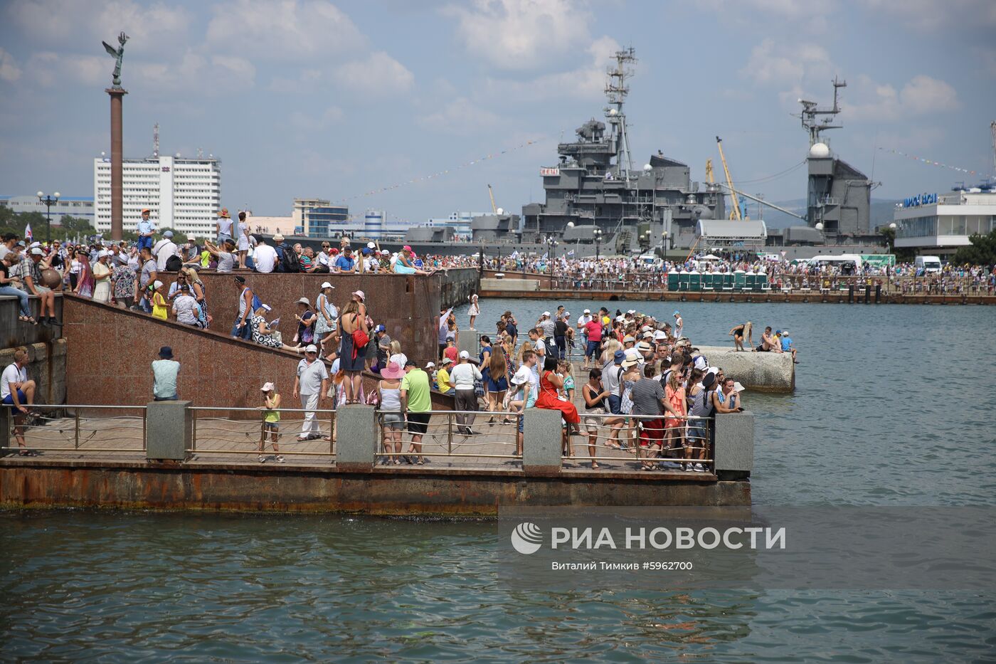 Празднование Дня ВМФ в регионах России