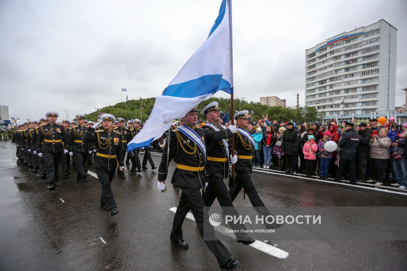 Празднование Дня ВМФ в регионах России