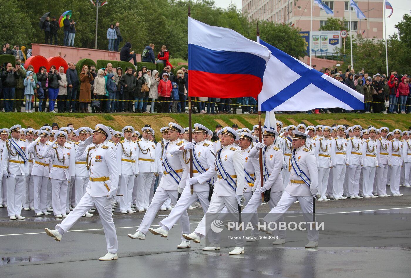 Празднование Дня ВМФ в регионах России