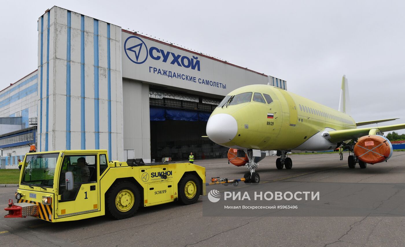 Производство самолетов Sukhoi Superjet 100 в Комсомольске-на-Амуре