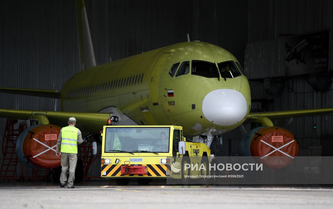 Производство самолетов Sukhoi Superjet 100 в Комсомольске-на-Амуре