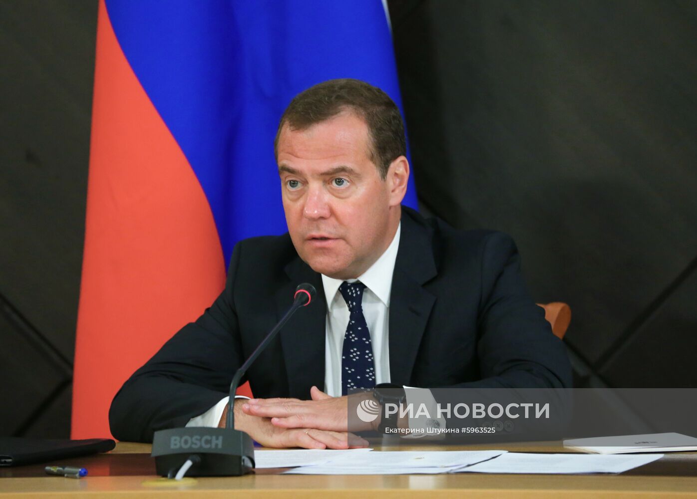 Рабочая поездка премьер-министра РФ Д. Медведева в Севастополь