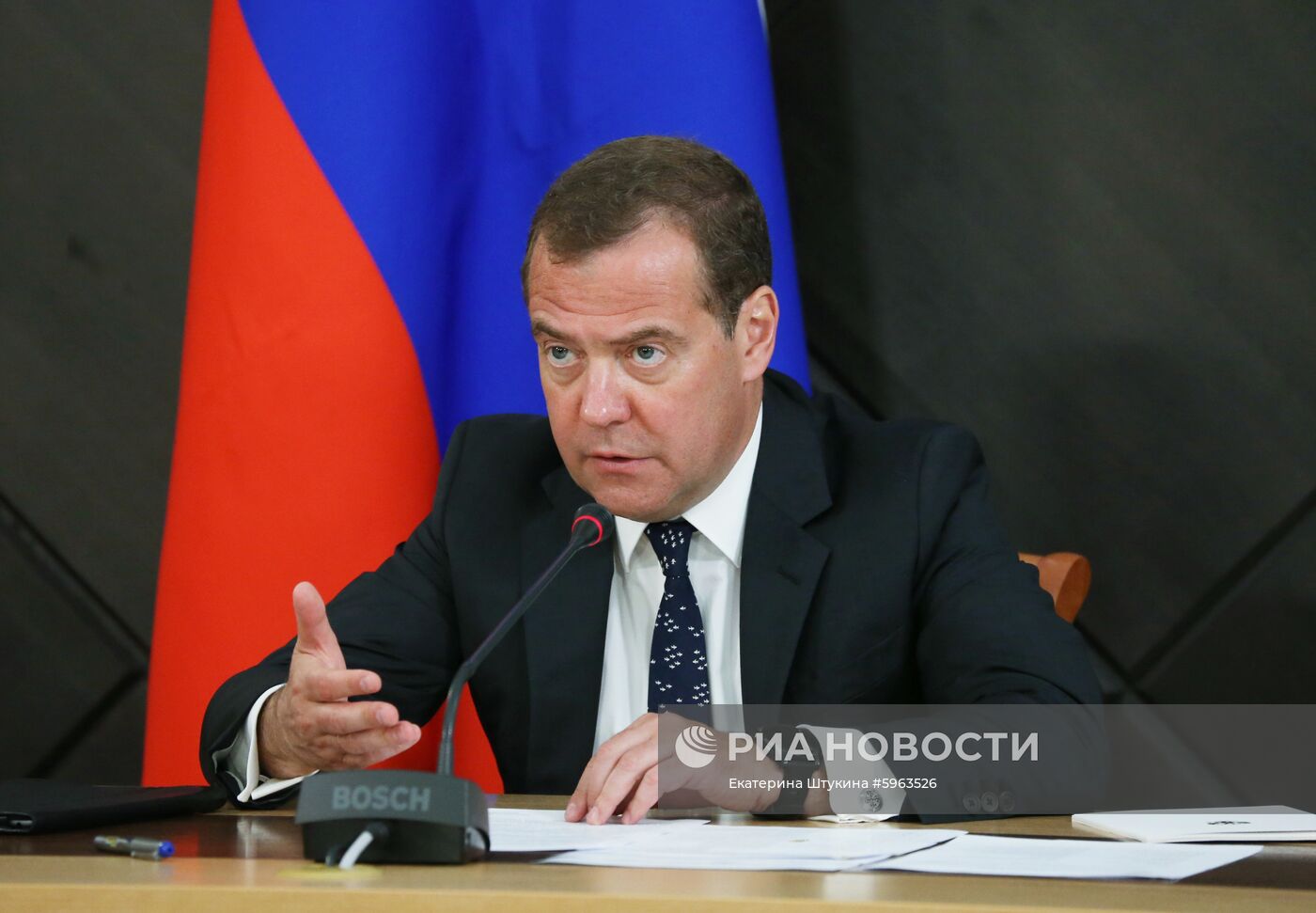 Рабочая поездка премьер-министра РФ Д. Медведева в Севастополь