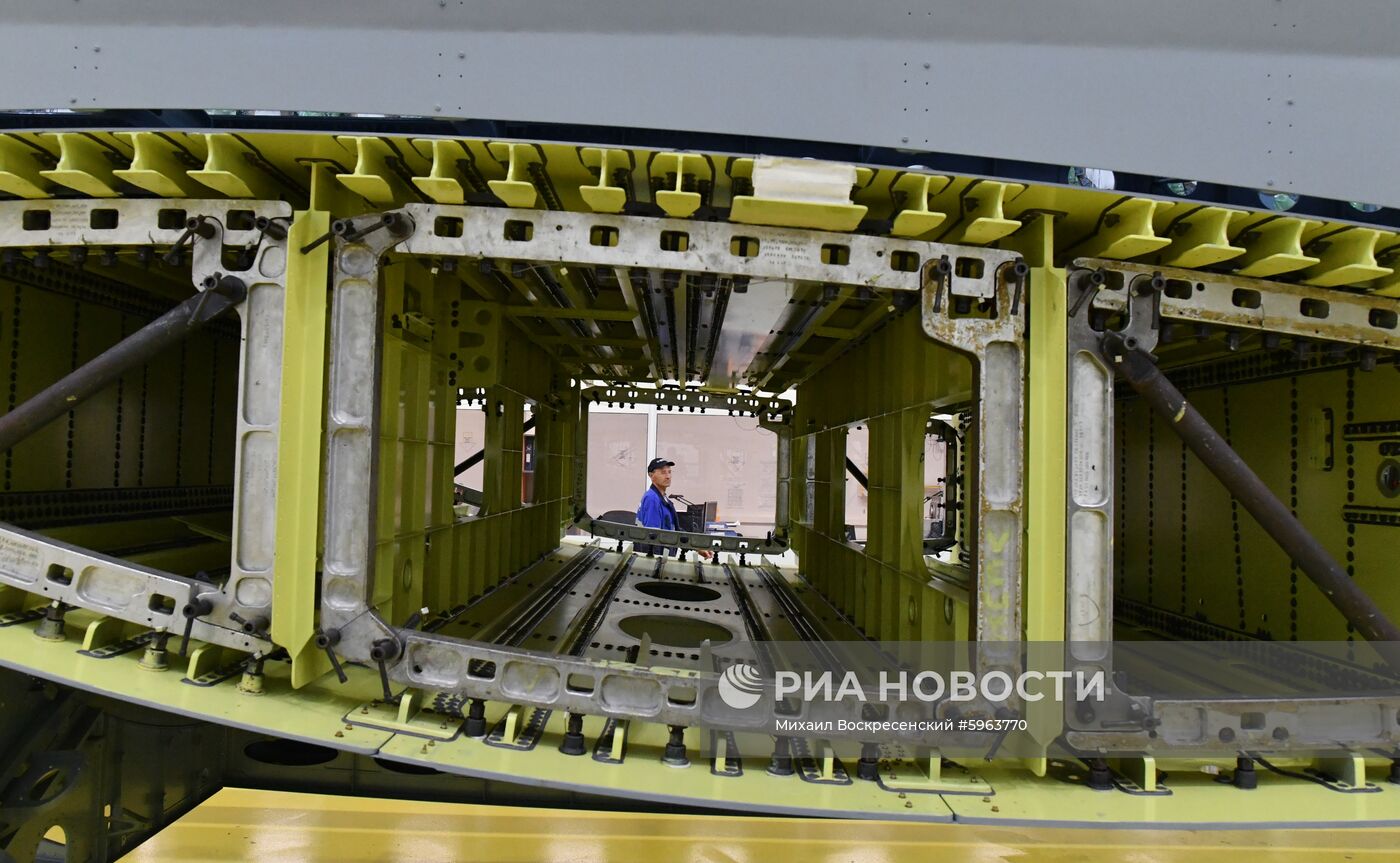 Производство самолетов Sukhoi Superjet 100 в Комсомольске-на-Амуре