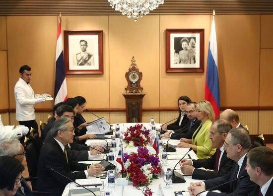 Официальный визит министра иностранных дел РФ С.Лаврова в Таиланд