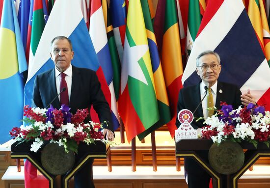 Официальный визит министра иностранных дел РФ С.Лаврова в Таиланд