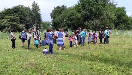 Эвакуация жителей из населенных пунктов Амурской области