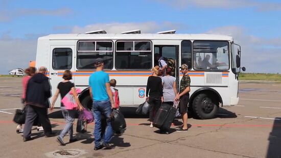 Эвакуация жителей из населенных пунктов Амурской области