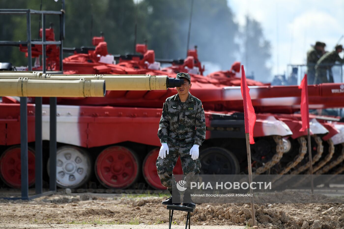 Подготовка команд к конкурсу "Танковый биатлон"