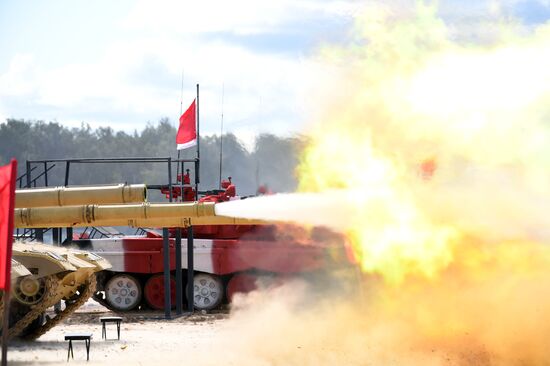 Подготовка команд к конкурсу "Танковый биатлон"