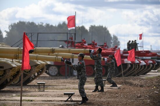 Подготовка команд к конкурсу "Танковый биатлон"