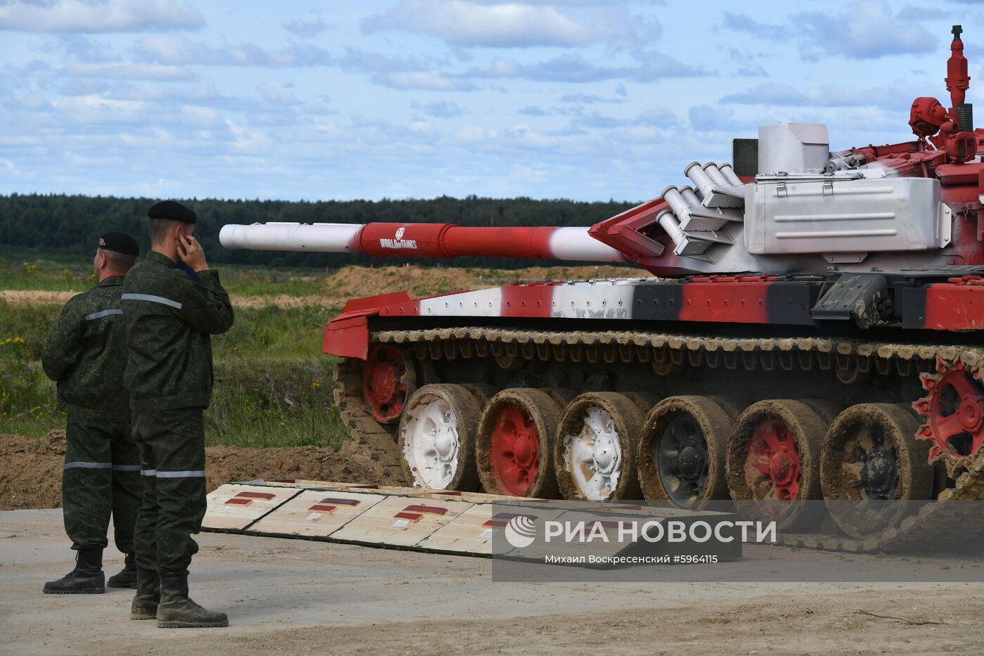 Подготовка команд к конкурсу "Танковый биатлон"