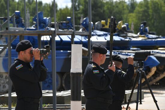 Подготовка команд к конкурсу "Танковый биатлон"