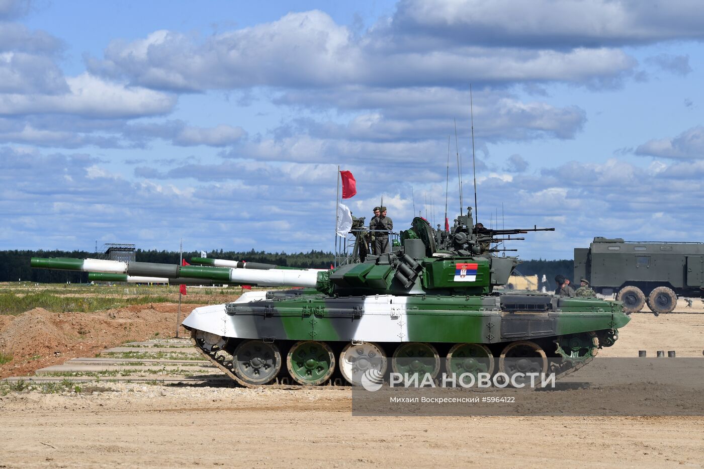 Подготовка команд к конкурсу "Танковый биатлон"