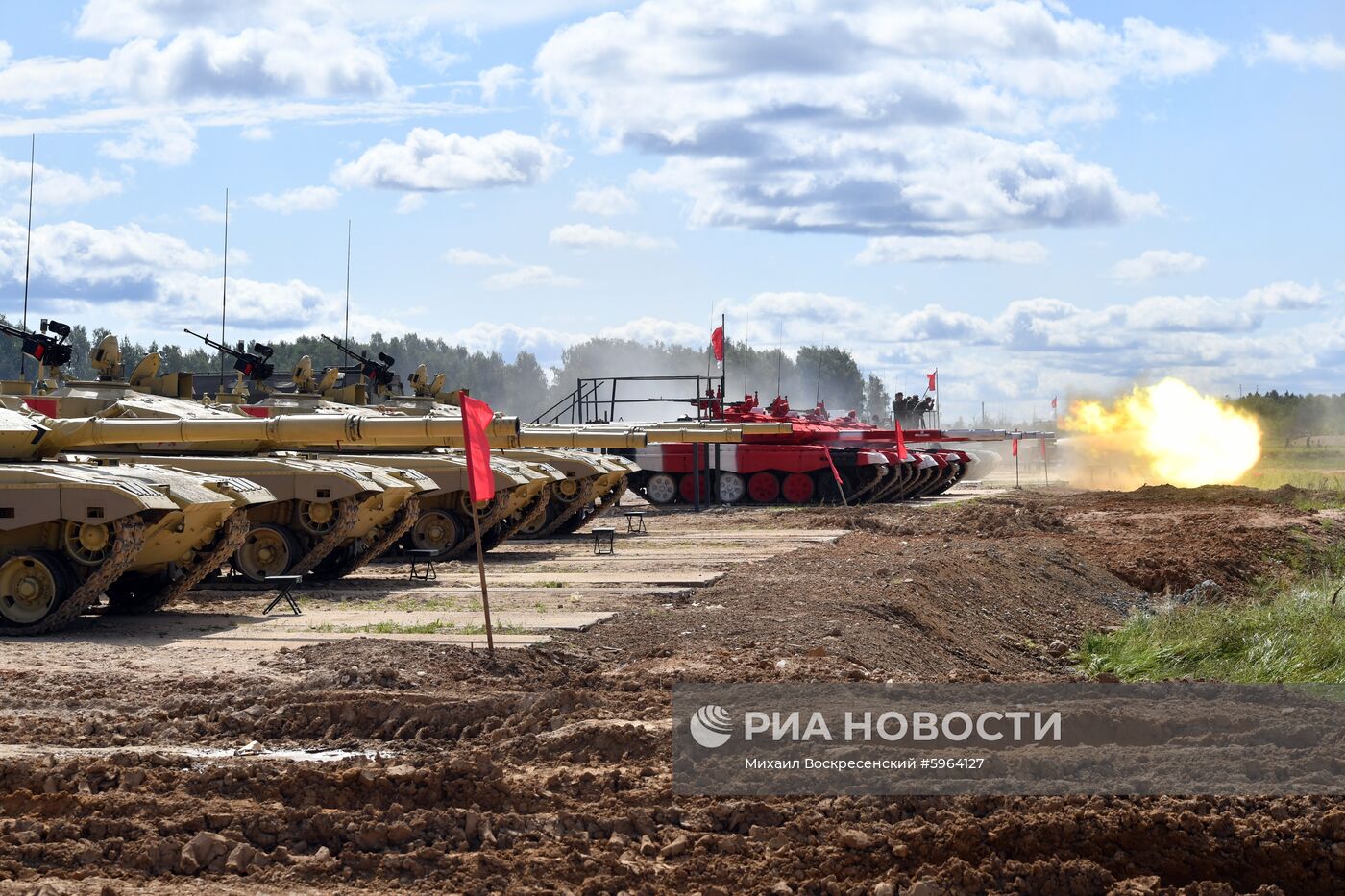 Подготовка команд к конкурсу "Танковый биатлон"