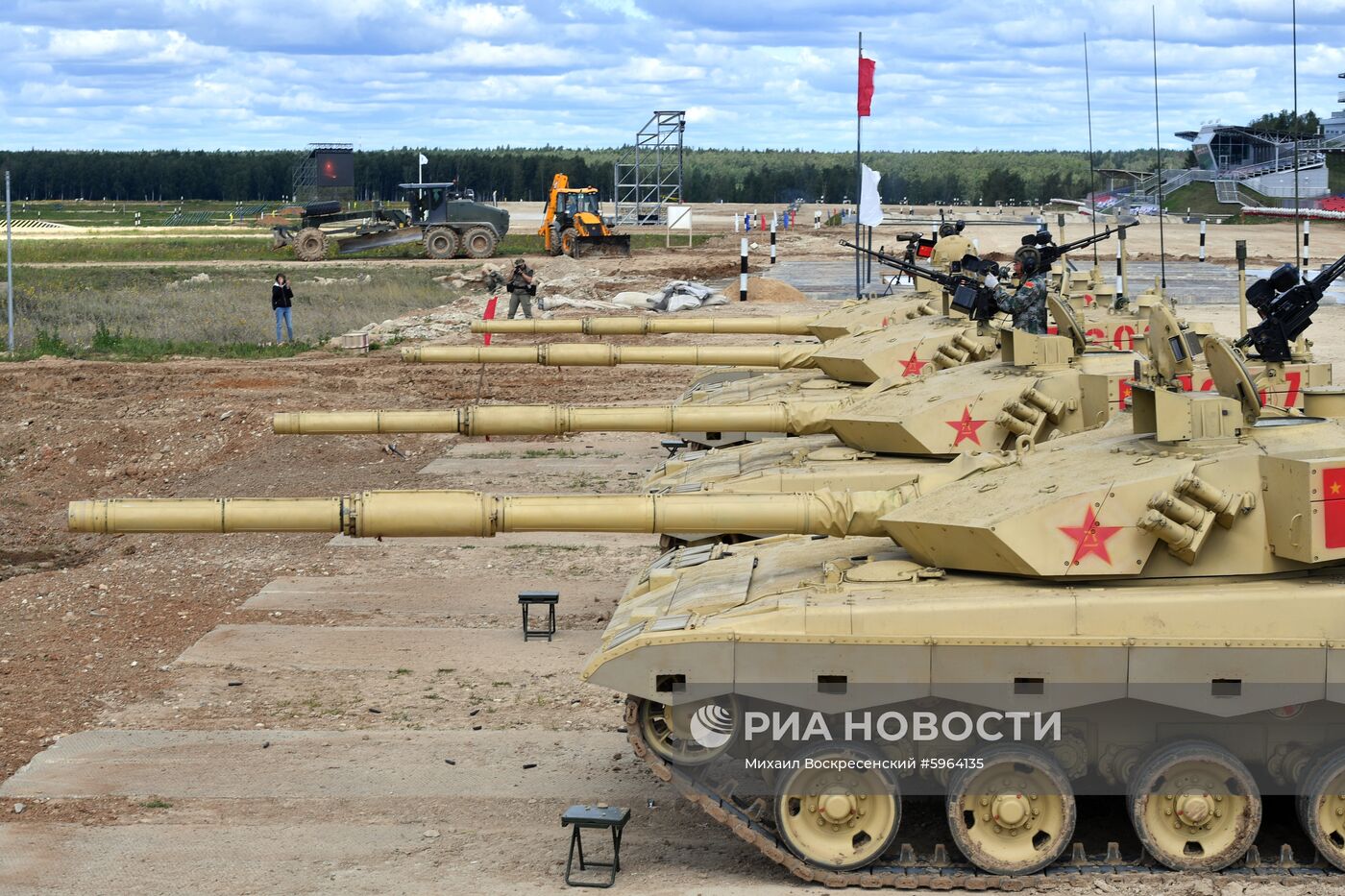 Подготовка команд к конкурсу "Танковый биатлон"