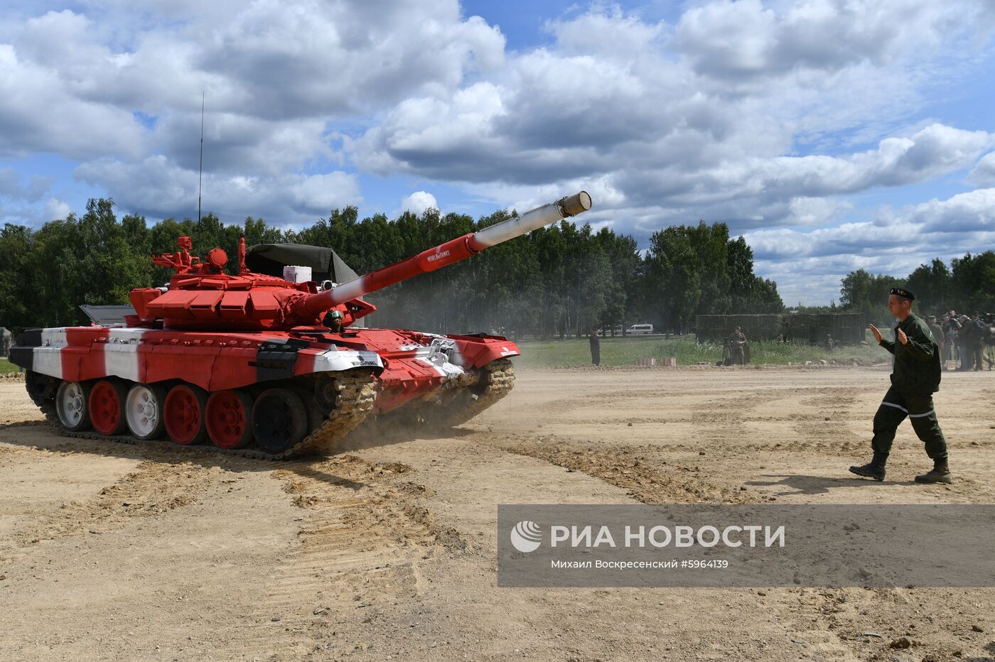 Подготовка команд к конкурсу "Танковый биатлон"