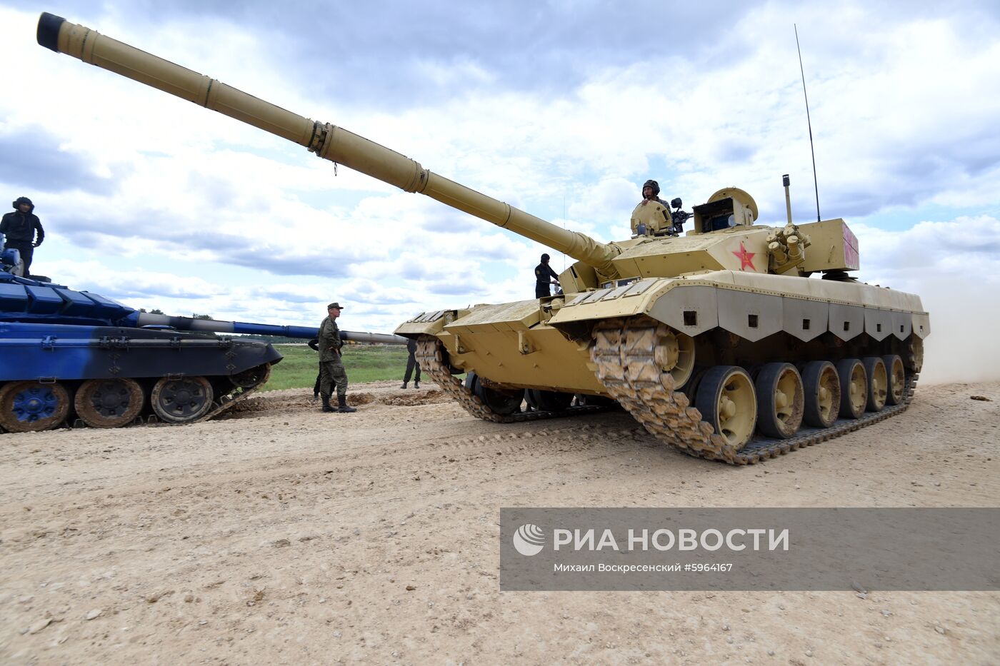 Подготовка команд к конкурсу "Танковый биатлон"