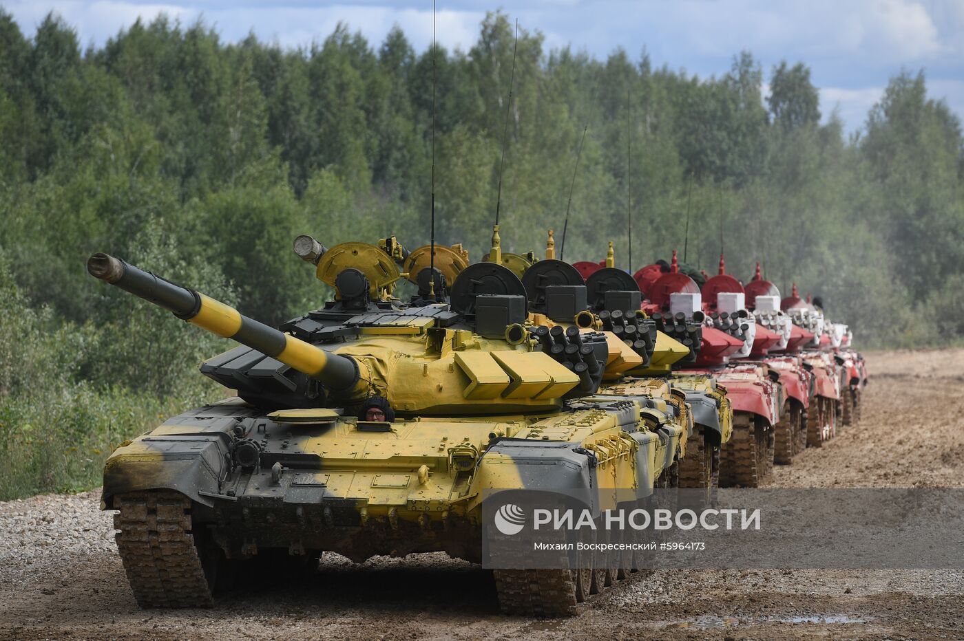 Подготовка команд к конкурсу "Танковый биатлон"