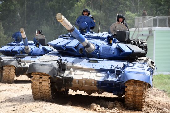 Подготовка команд к конкурсу "Танковый биатлон"