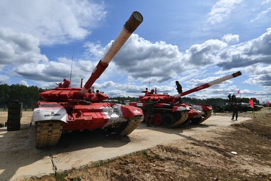 Подготовка команд к конкурсу "Танковый биатлон"