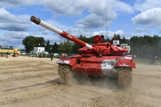 Подготовка команд к конкурсу "Танковый биатлон"