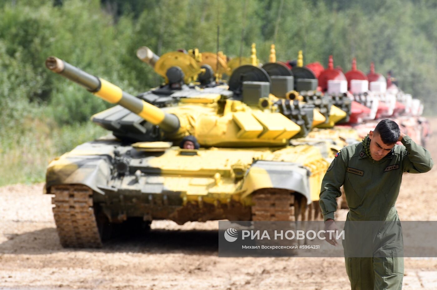 Подготовка команд к конкурсу "Танковый биатлон"