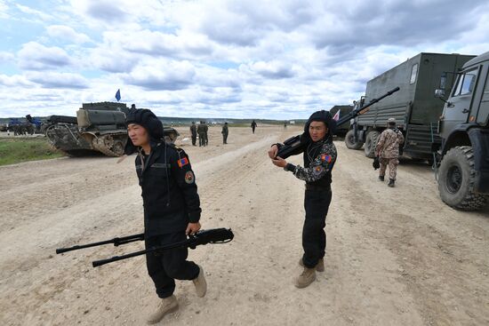 Подготовка команд к конкурсу "Танковый биатлон"