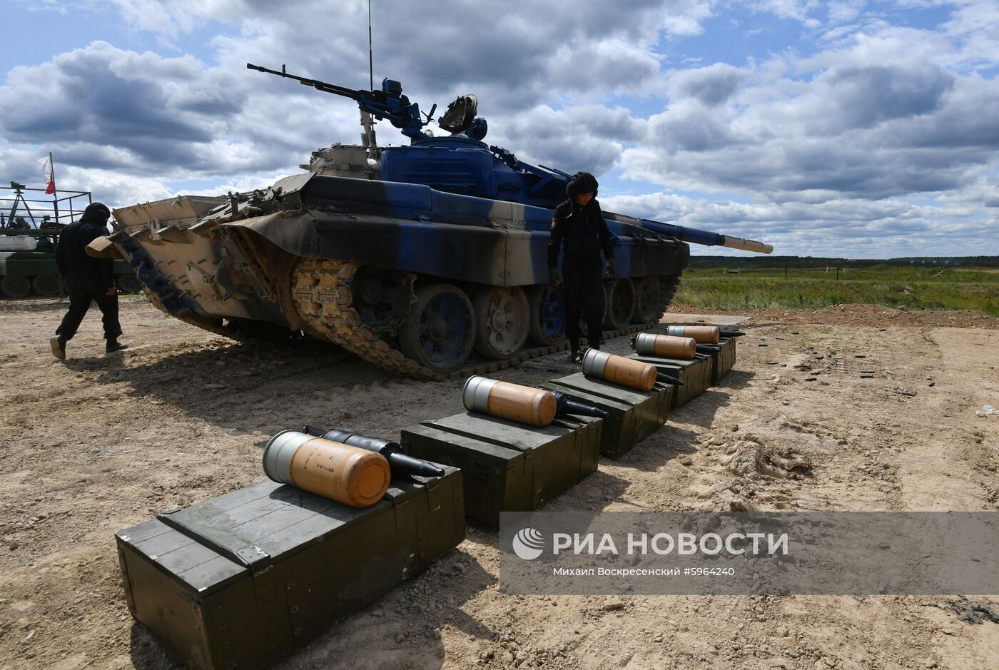 Подготовка команд к конкурсу "Танковый биатлон"