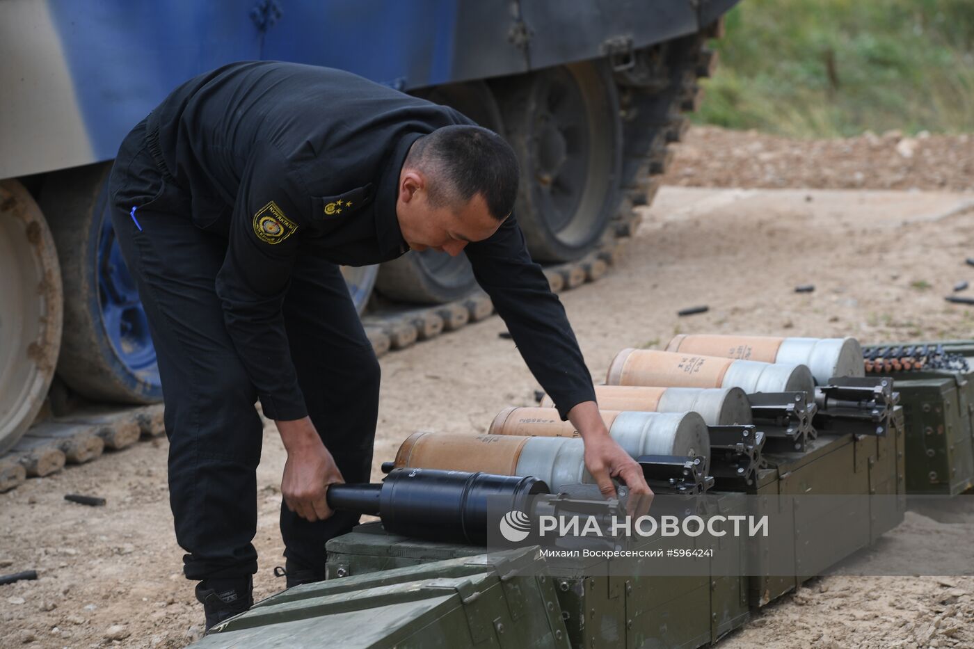 Подготовка команд к конкурсу "Танковый биатлон"